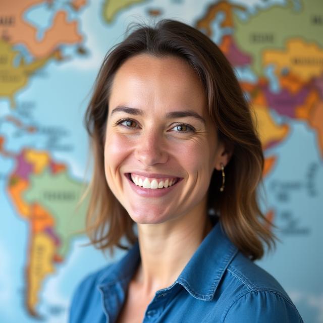 Portrait souriant de Sophie Dubois, Conseillère Voyages Asie