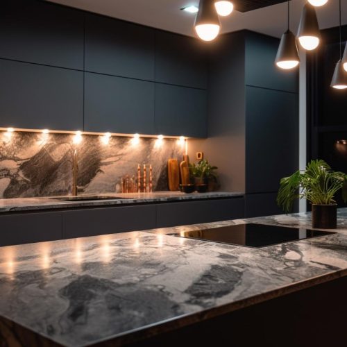 luxury-kitchen-with-stainless-steel-appliances-marble-generated-by-ai